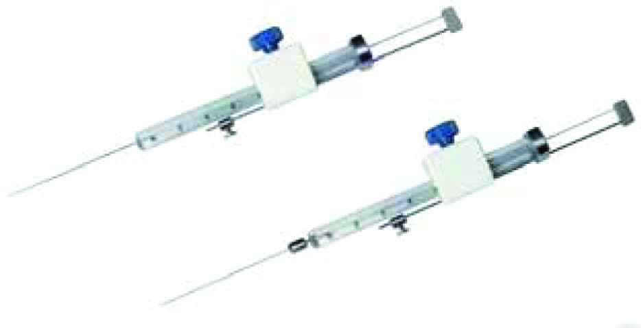 Picture of Syringe; 10 µl; fixed needle; 42 mm needle length